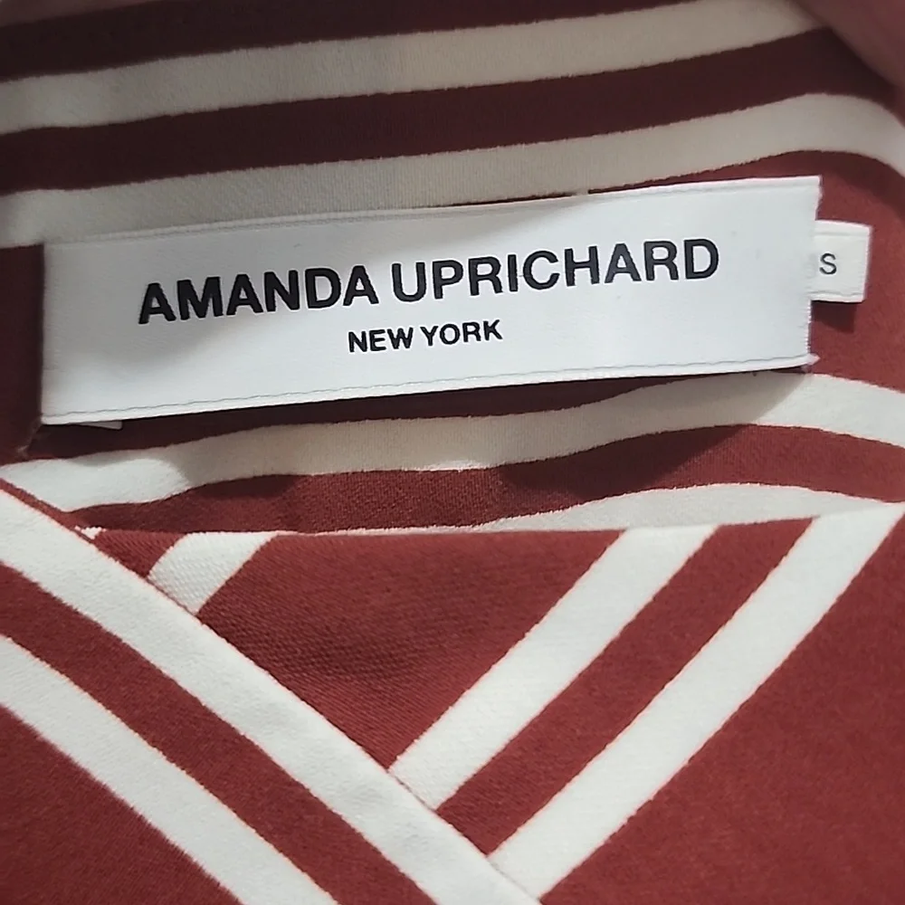 Amanda Uprichard Montague rust colored jumpsuit size S - Picture 5 of 6